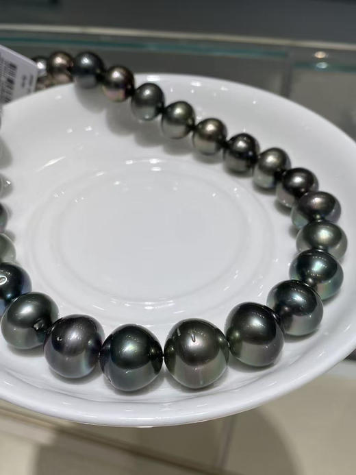【私席真珠·新年盛宴】12-15mm大溪地 近圆/扁圆 有瑕 珠光超好 商品图2