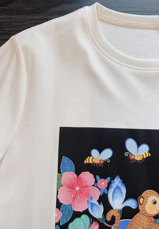 16-3渠道货  小禾 马年限定 马上封侯 新春氛围 圆脸短袖T恤 商品图9