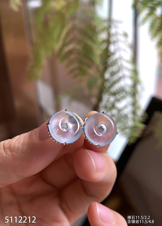 5112212，平安扣耳钉。具体价格微信咨询 商品图3