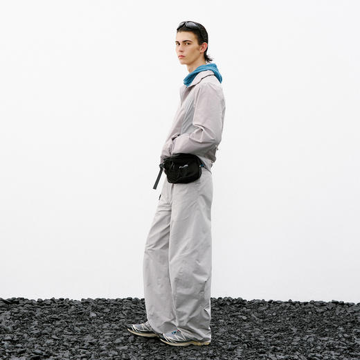 714street立体分割线显高显瘦弯刀长裤2026春季凉感防晒休闲裤男 商品图3