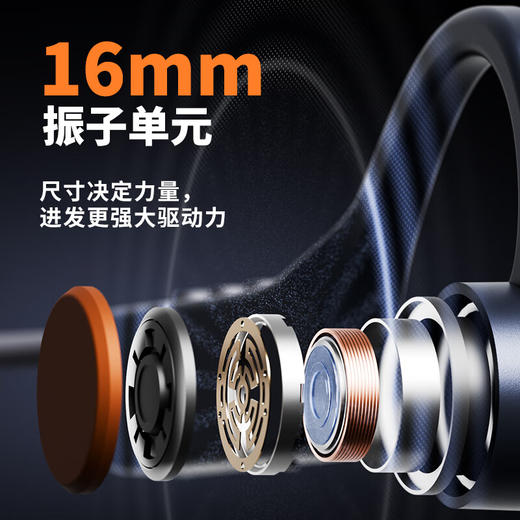 爱国者（aigo）骨传导蓝牙运动耳机儿童 IP56级防尘防水开放式无线马拉松骑行跑步挂耳 长续航 适用手机G03 商品图4