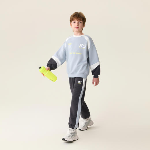 马克珍妮潮酷赛车男童宽松卫衣套装2026年春装新款560286 商品图2