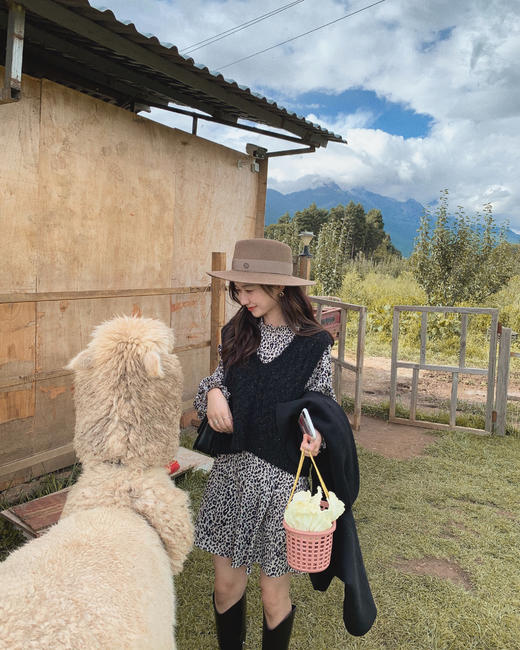 金蘑菇菇【春日奏鸣曲 连衣裙合集】~内搭蕾丝碎花裙 商品图2