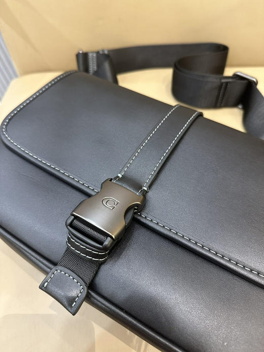 秋冬特惠💰600 COACH/蔻驰CU202 CU042 CU041男士经典标志LEAGUE信使包斜挎包翻盖邮差包 商品图6