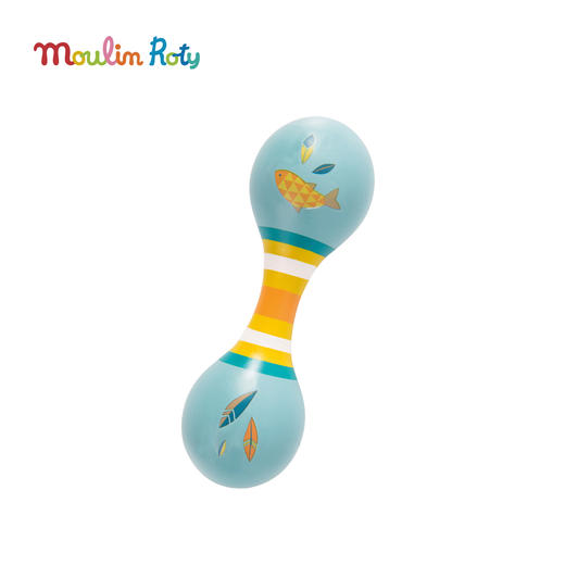 Moulin Roty 双头沙锤 奥尔加的旅行系列 音律启蒙 适合2岁+ 法国品牌 -714107 商品图0
