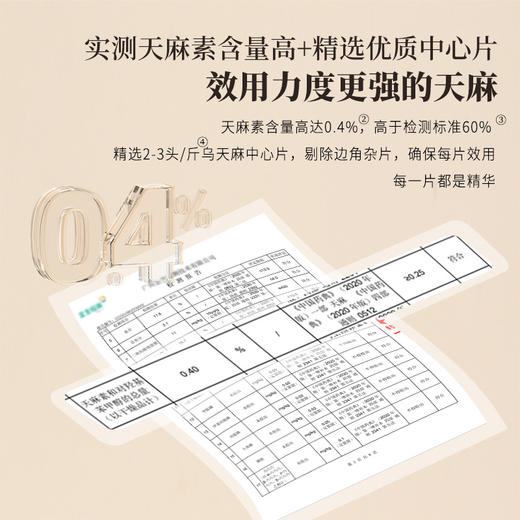 正安 云南昭通天麻 对补充脑子能量有益处 煲汤食材炖汤用料  精选优质原材 乌天麻中心切片 色泽自然胶质通透 130g/罐 商品图3