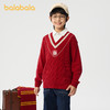 巴拉巴拉童装儿童毛衣男童春秋中大童套头针织衫假两件绞花时尚潮 商品缩略图0