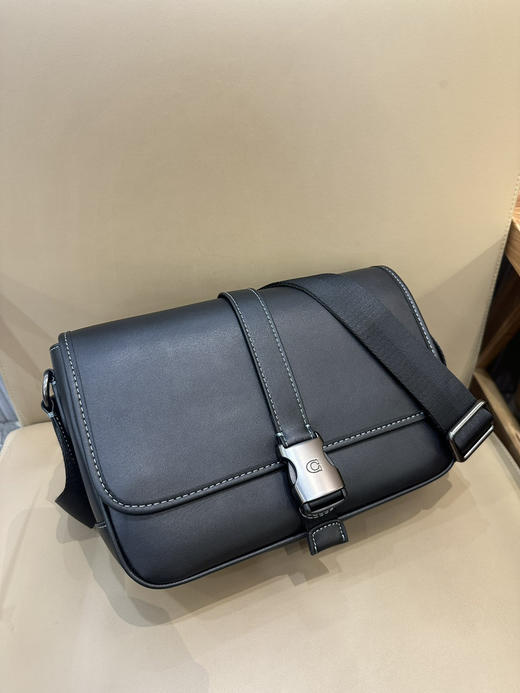秋冬特惠💰600 COACH/蔻驰CU202 CU042 CU041男士经典标志LEAGUE信使包斜挎包翻盖邮差包 商品图1