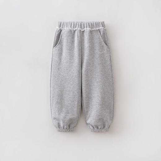 马克珍妮甜美休闲女童花边束脚卫裤2026年春装新款560198 商品图1