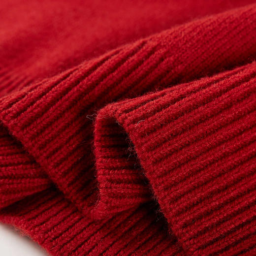 NPC潮牌新年系列费尔岛圆领套头毛衣提花针织衫保暖加厚NP5CSW05 商品图2