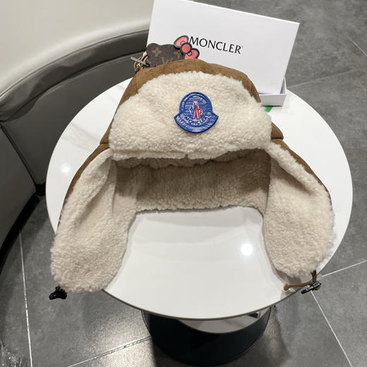 秋冬特惠💰180 蒙口冬季复古翻毛皮飞行员帽子男女保暖护脖雷锋帽加绒护耳骑行防寒帽 商品图8