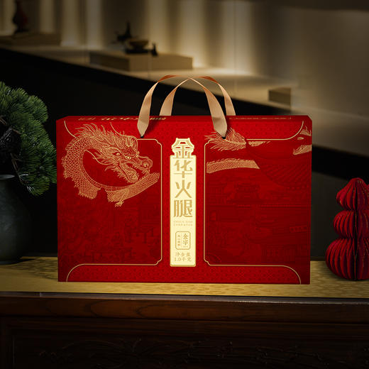 《舌尖》认证！非遗工艺！鲜香封神！金华火腿龙头品牌  金字26年唐系列火腿礼盒 火腿块/整腿 商品图2