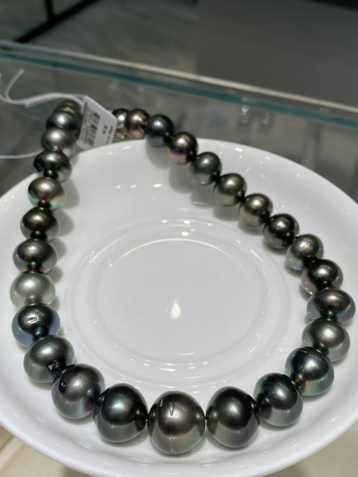 【私席真珠·新年盛宴】12-15mm大溪地 近圆/扁圆 有瑕 珠光超好 商品图0