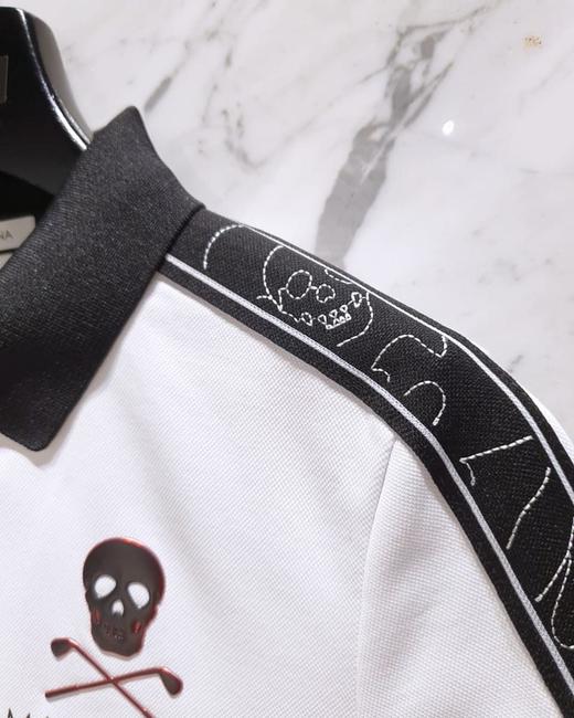 马克龙家春季男款织带撞色长袖POLO衫M121999-22 商品图6