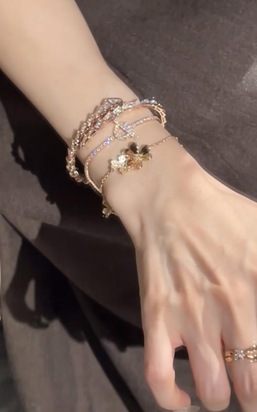 GAONAS 时尚潮流豪镶奢华金色蛇形开口手镯11713SGO 商品图1