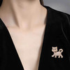 丁摩 日韩萌系可爱小猫胸针女猫咪衣饰胸花复古文艺物件 5ZF-0281 商品缩略图1