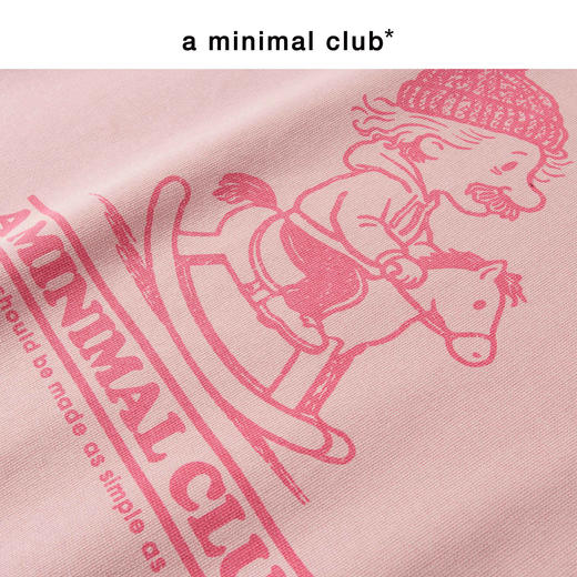 a minimal club新年系列大图案印花圆领卫衣套头常规加厚AM5CST02 商品图2