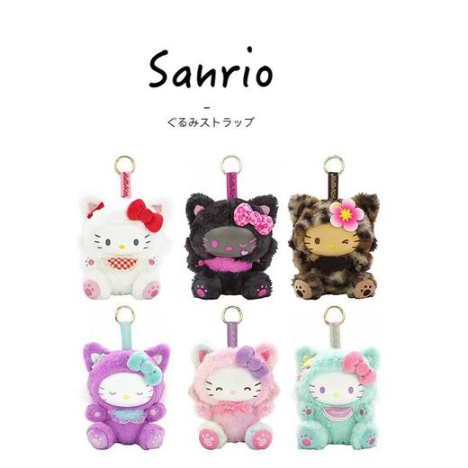 日本三丽鸥Nakajima快乐猫咪Kitty毛绒公仔 商品图0