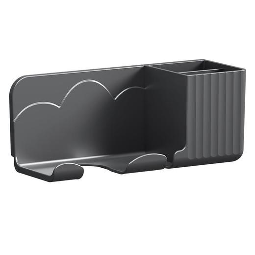 卫生间置物架免打孔吹风机置物架挂壁厕所多功能收纳架电吹风架 商品图4