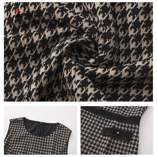 司歌显瘦弹力背心裙冬连衣裙收腰A901321X 商品图1