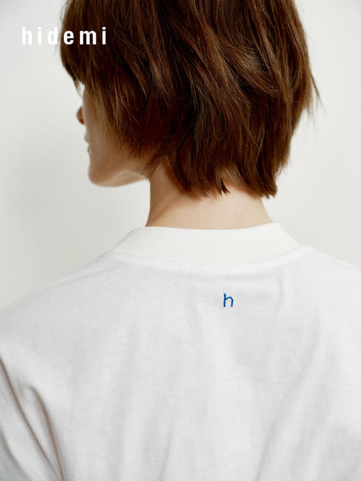hidemi副线小h [吴昕同款]小高领松弛廓形叠穿百搭长袖T恤 商品图5