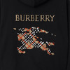 BURBERRY 巴宝莉 男士十字绣马术骑士徽标棉质连帽卫衣 黑色 8110938 A1189 商品缩略图1