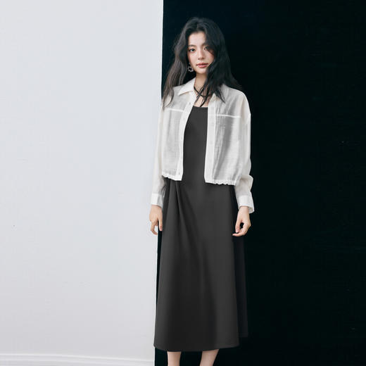 【商场同款】诗凡黎空气层无袖连衣裙25秋新款针织裙女3G7291401 商品图4