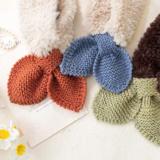 苏苏姐家绒意晏晏亲子围脖套装手工diy编织棒针毛线团材料包 商品图2