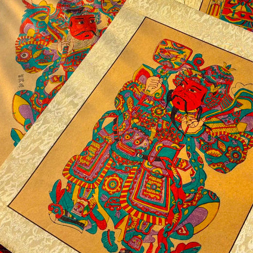 2026非遗手工年画 杨家埠年画 非遗老师亲制 带亲笔签名收藏证书 赠贴纸、礼筒 商品图6