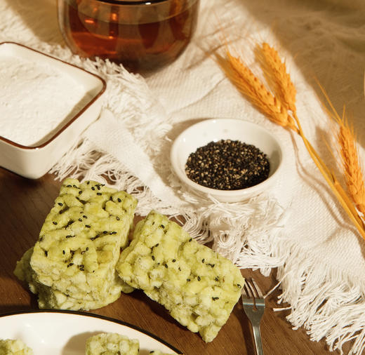 【悦意】奇亚籽抹茶沙琪玛320g（16包）*2盒 商品图3