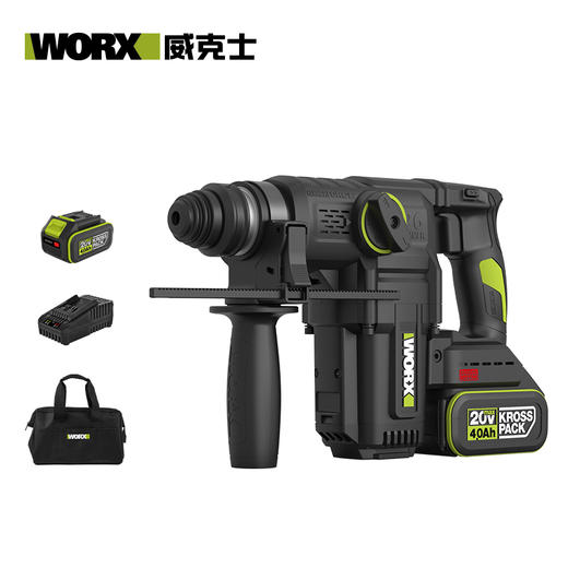 威克士20V 26mm 无刷重载电锤WU391T 商品图1