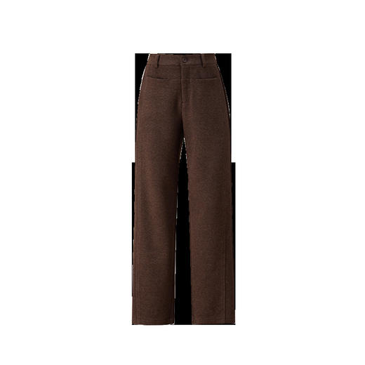 丁摩 女款高端垂感高腰直筒裤遮肉显瘦休闲裤宽松女裤子5ZF-12621 商品图4