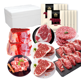 中粮安至选定制生鲜套餐3400g不含彩箱【分仓直发，72小时发货，周末节假日不发货】