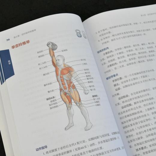 壶铃训练解剖学 肌肉力量爆发力灵活性稳定性功能体能训练 商品图3