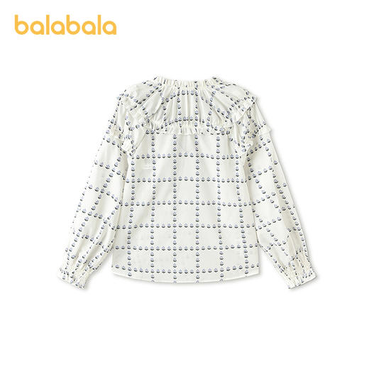 巴拉巴拉童装儿童长袖衬衫女童春装中大童上衣纯棉印花甜美时尚 商品图2