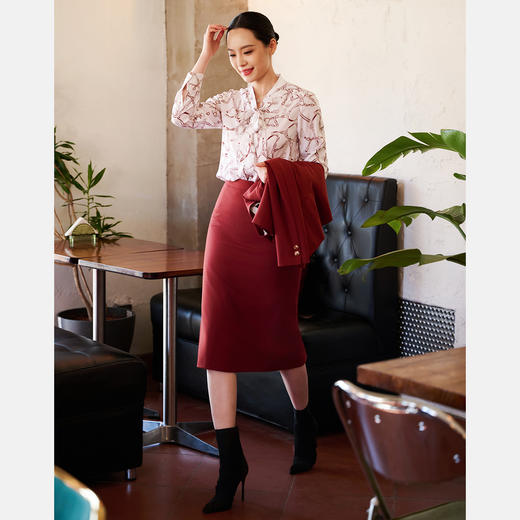 皮尔卡丹女装通勤半身裙P51009S5003C0 商品图1