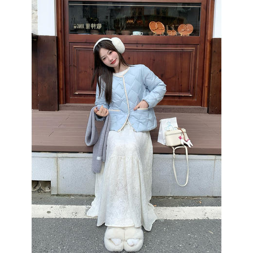 <曾小咸推荐>现货秒杀 ！微信超特价！韩系撞色边羽绒服 日常429.99 立减170 秒杀259.99！！ 商品图4