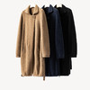 北美小动物系列~极简百搭翻领一粒扣腰带中长款大衣外套XDW260498 商品缩略图3