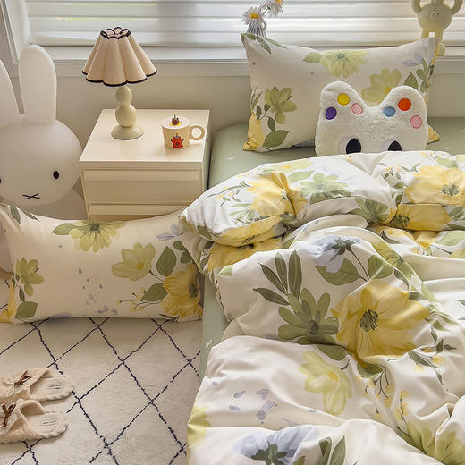 【自营】 海螺轻羽静谧四件套（被套*1+床单*1+枕套*2）JYJT-01A 商品图1