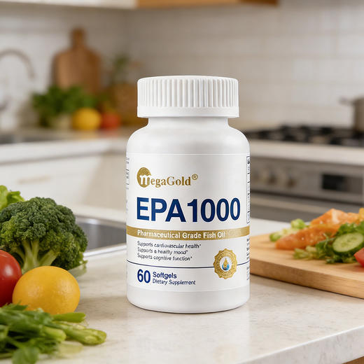 MegaGold高纯度EPA鱼油软胶囊60粒/瓶 商品图1