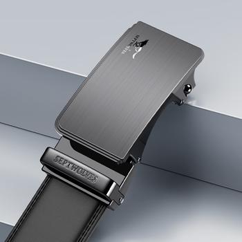 七匹狼皮带男士商务休闲自动扣新款真牛皮裤腰带送男友老公父亲生日礼物 /箱包皮具 /箱包皮具配件 /男士皮带 商品图3