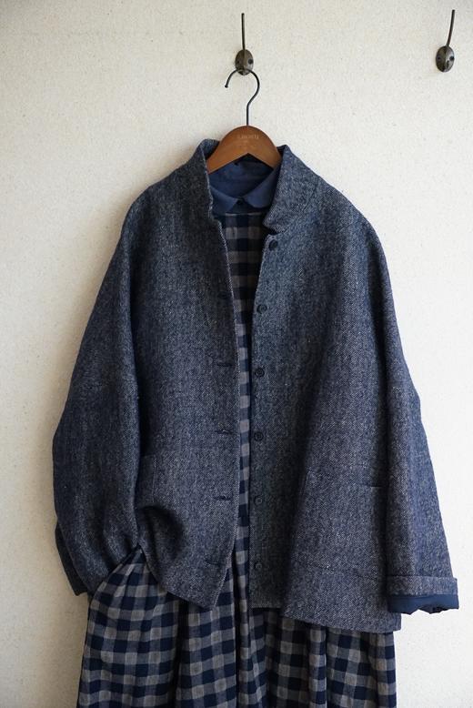 apuntob 羊毛麻复古西装外套 商品图7