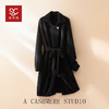 北美小动物系列~极简百搭翻领一粒扣腰带中长款大衣外套XDW260498 商品缩略图5