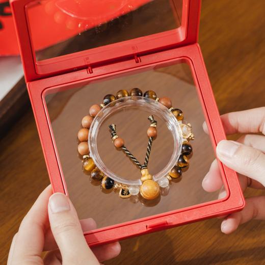 丙午飞腾马年吉运珠手串|黑金配色搭配五行相生，男女老少戴都好看 商品图6