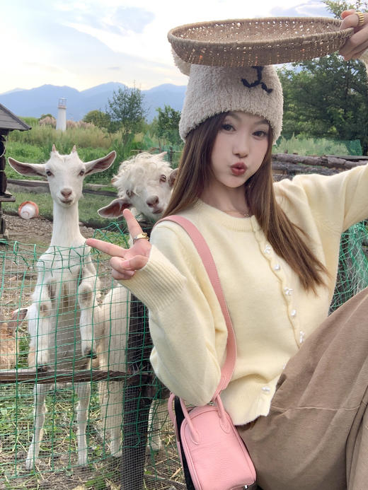 【179元任选2件】现货！韩系软糯毛织开衫 商品图9