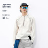714street吸湿速干运动长袖2026春季宽松半拉链华夫格情侣T恤男款 商品缩略图0