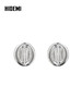 HIDEMI 限定logo系列镀银色简约高级感耳钉 商品缩略图0