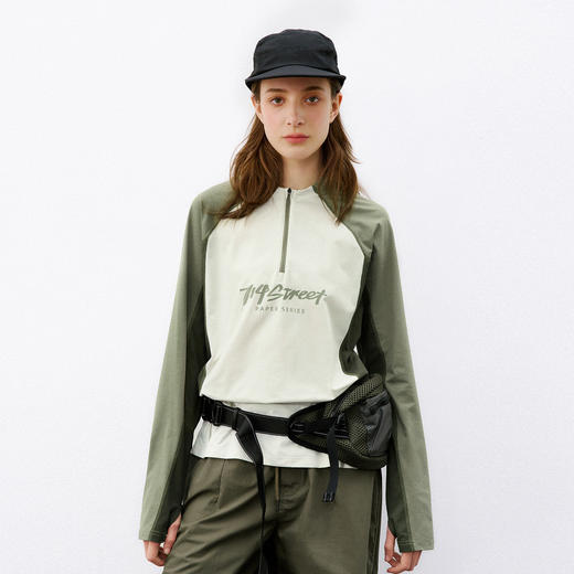 714street7A抗菌速干骑行服凉感防晒长袖 2026春季宽松运动T恤男 商品图2