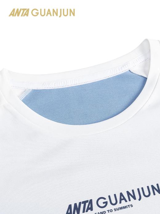 安踏冠军户外系列越野跑T恤运动短袖女子新款针织衫上衣162610101 商品图4