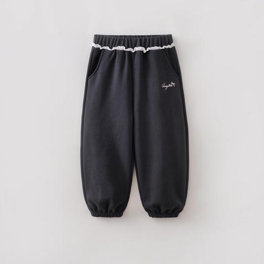 马克珍妮甜美休闲女童花边束脚卫裤2026年春装新款560198 商品图2